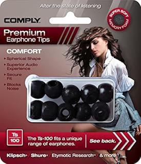 COMPLY (コンプライ) イヤホンチップ Ts-100 ブラック Mサイズ 5ペア (並行輸入品) COMPLY (コンプライ) イヤホンチップ Ts-100 ブラック Mサイズ 5ペア (並行輸入品)